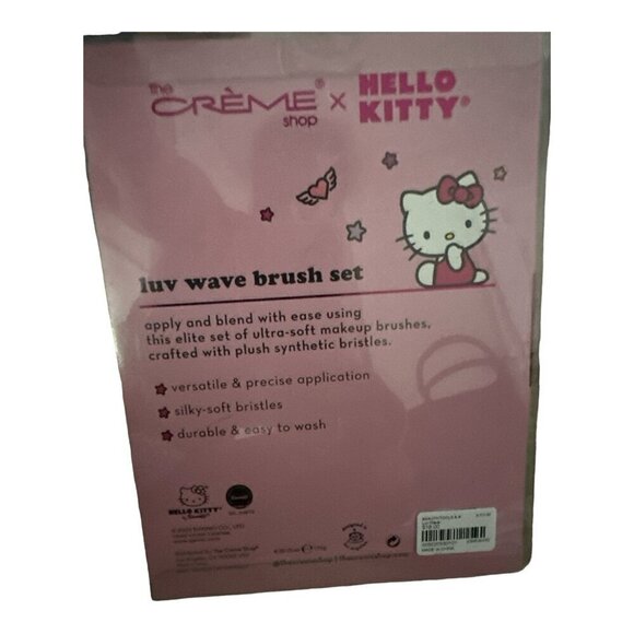 The Crème Shop Hello Kitty Angel Baby Palette and Luv Wave Brush Set - Picture 2 of 3